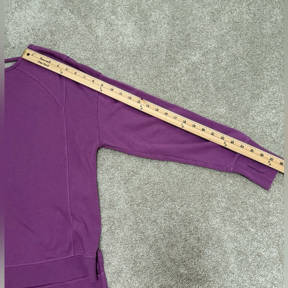 Sweaty Betty After Class Sweatshirt Pullover - Open Back - Purple - size Medium - Picture 8 of 11